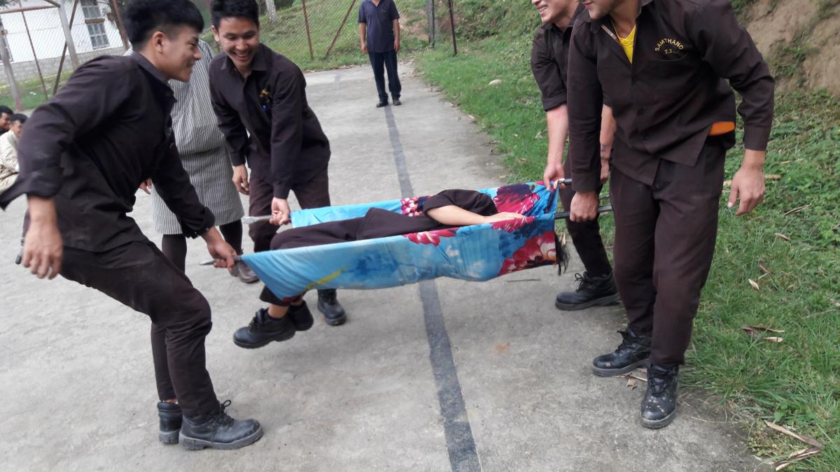 Emergency mock drill