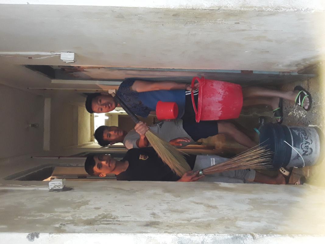 Cleaning our surroundings
