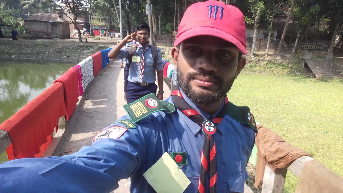 Hicking of Rangpur Divisional Rover Met Course 2019