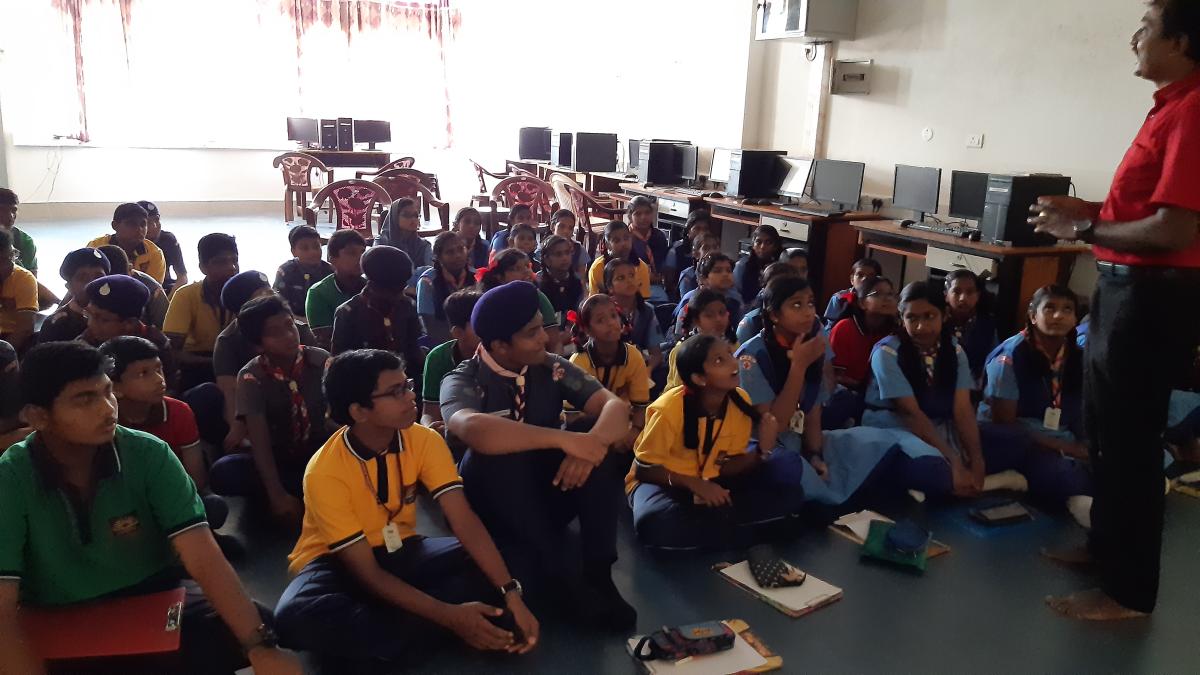 Poster making on peace promotion