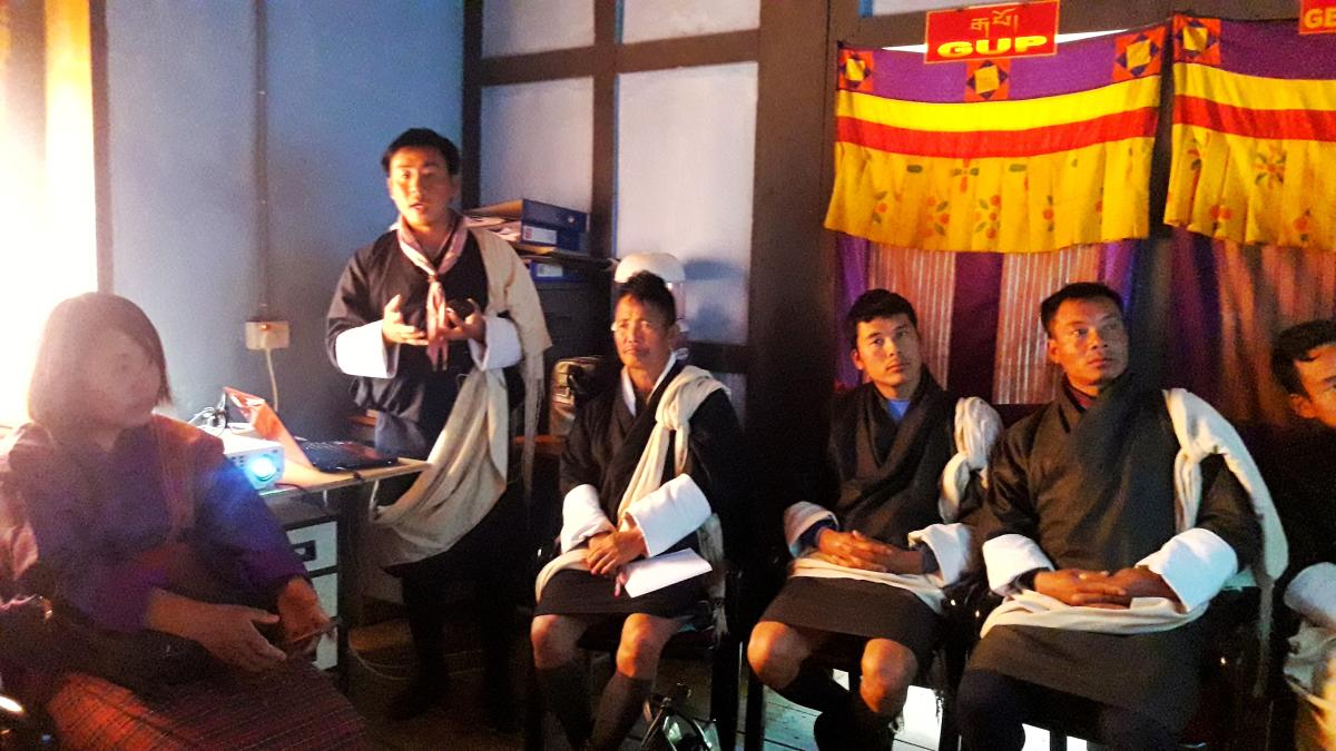 sensitization on Community Based Scouting programme 