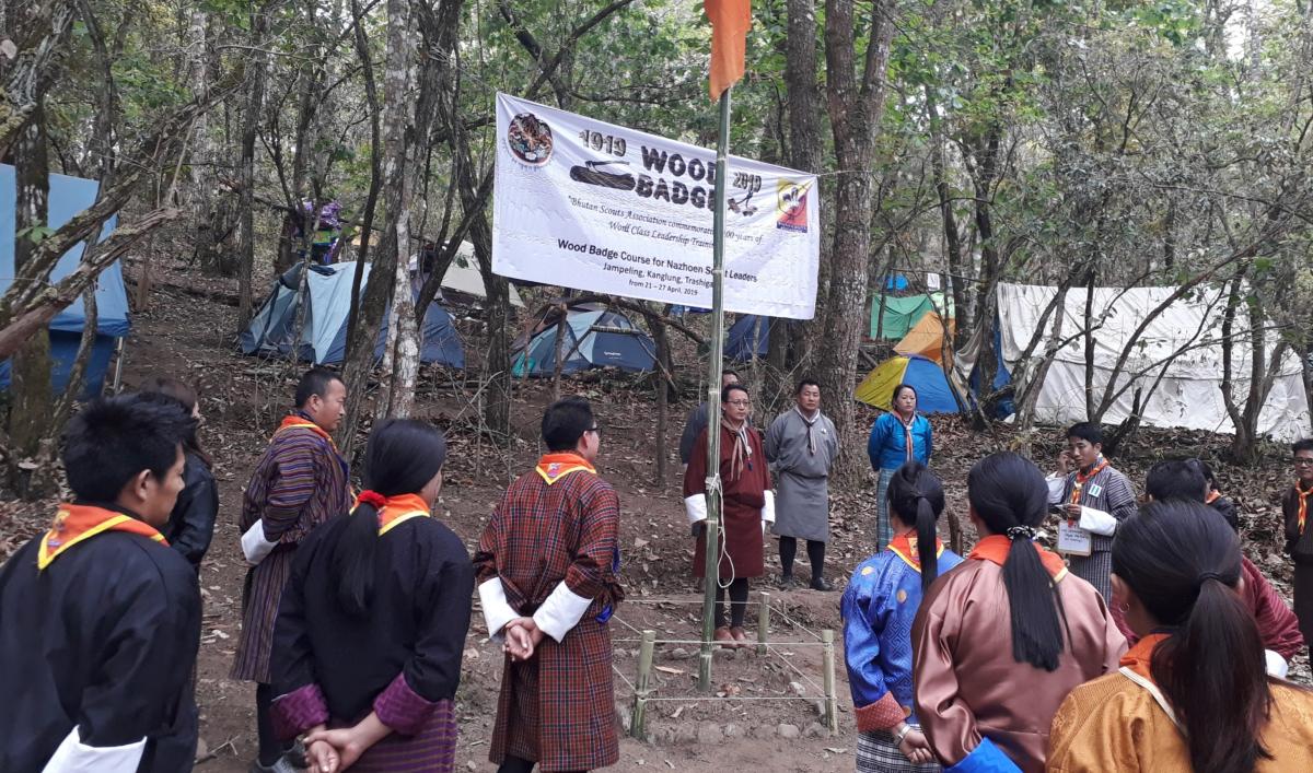 Woodbadge training course to scout leaders