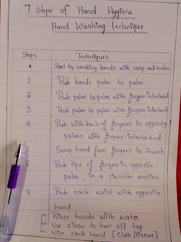 A]Challenge 3 : # handwash