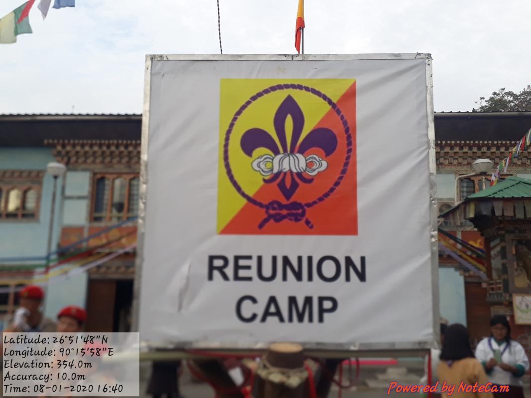 Reunion camp for leadership scouts