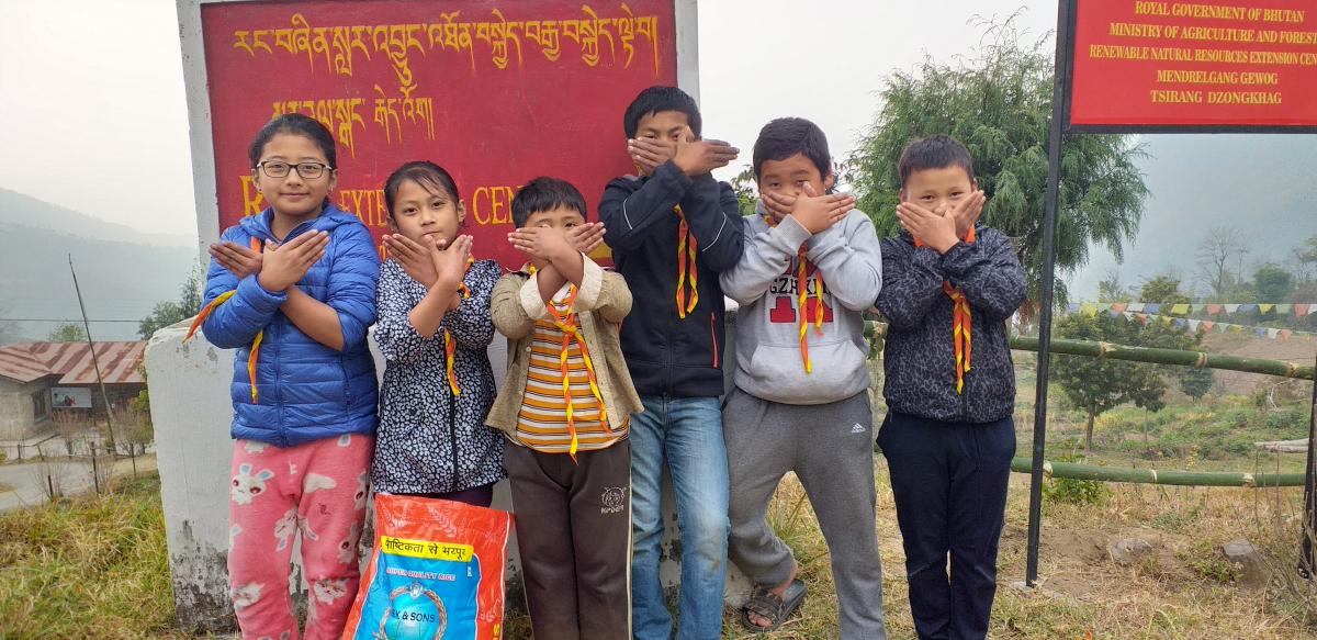 nachung scouts all fired up to clean their community 