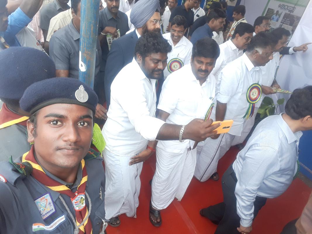 Service at Chief minister program
