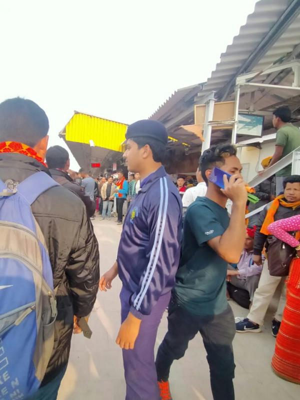 Volunteer Service at Kokrajhar Railway Station egarding to Prime minister programme