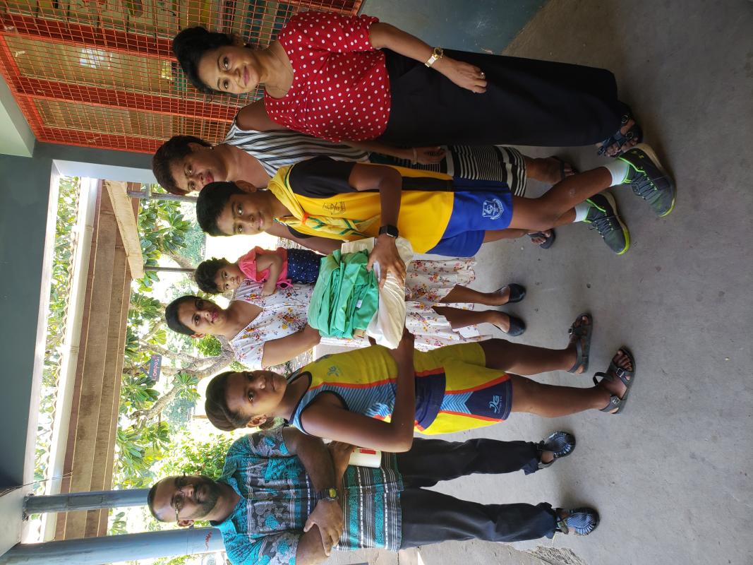 Initiative by a scout to help a needy