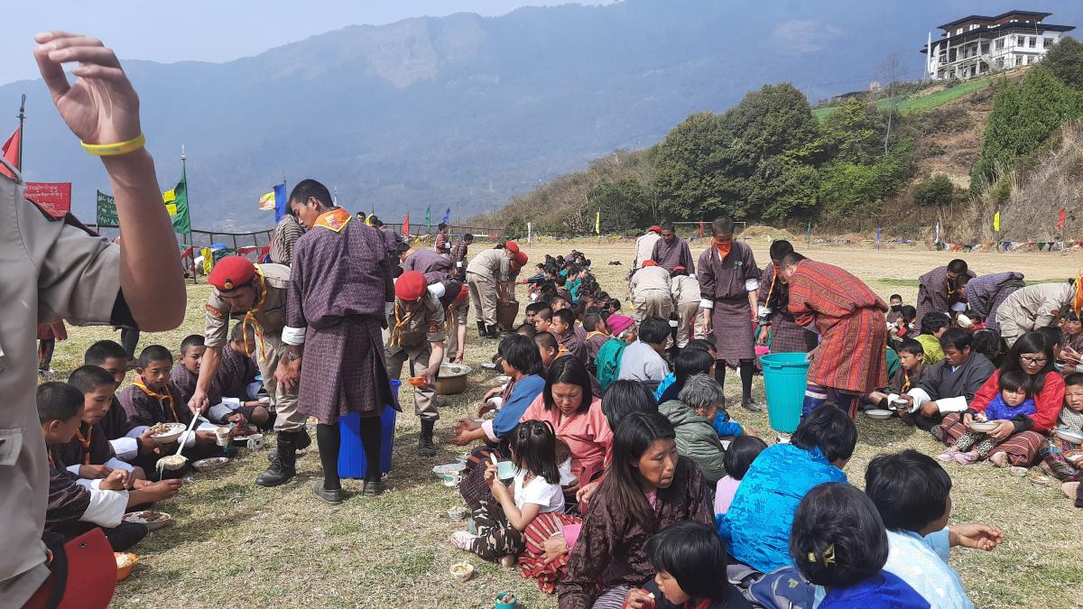 Celebration of His Majesty the Fifth Druk Gyelpo's 40th Bitth Anniversary and National Scout Day.