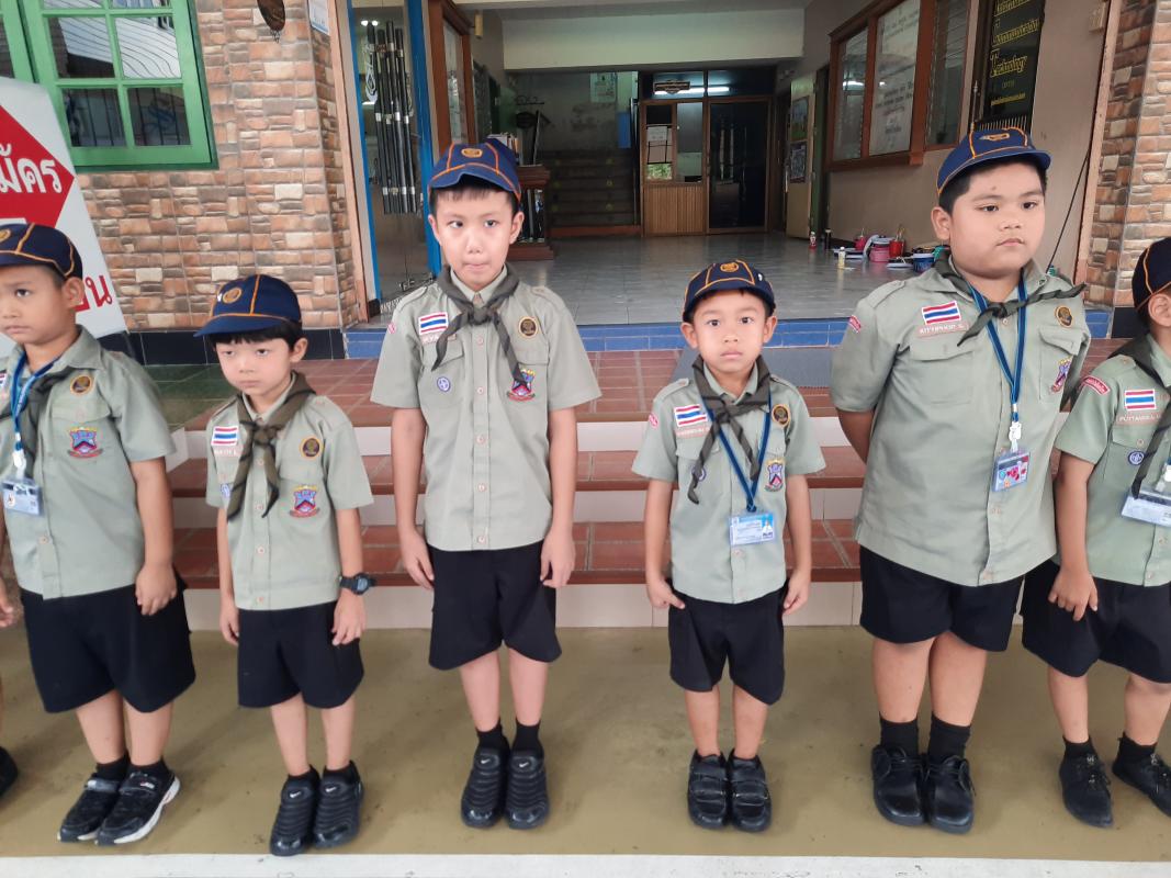 ฝึกการจัดระเบียบแถว