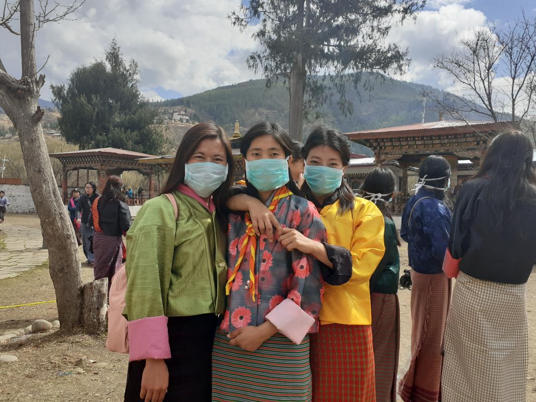 Community service at Paro Town 