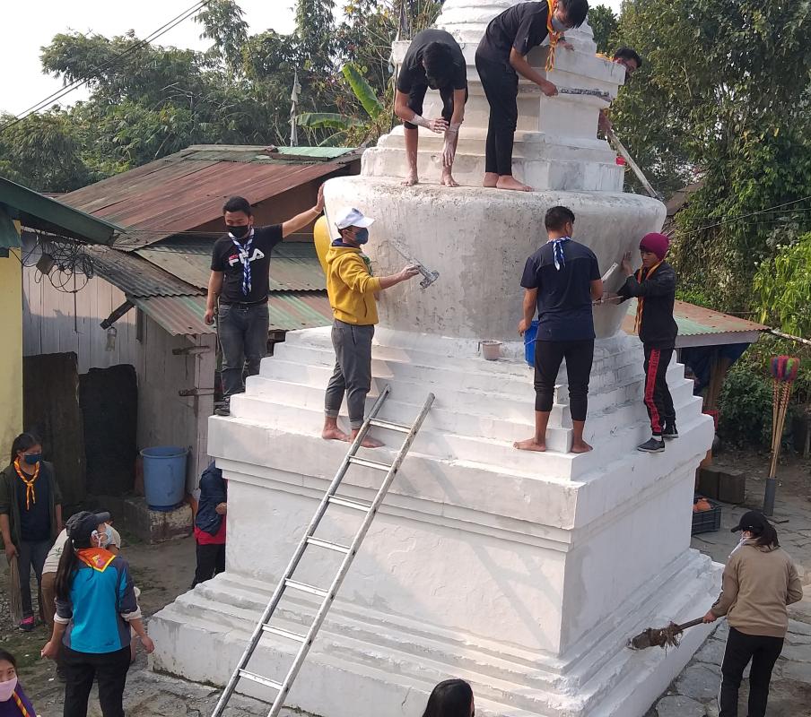 Piece of thanks towards the society.