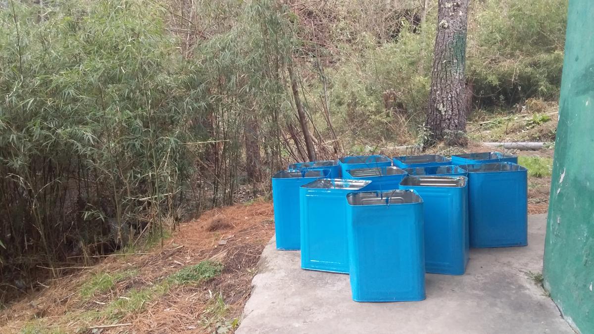 Reinstallation of the Lost Dustbins.