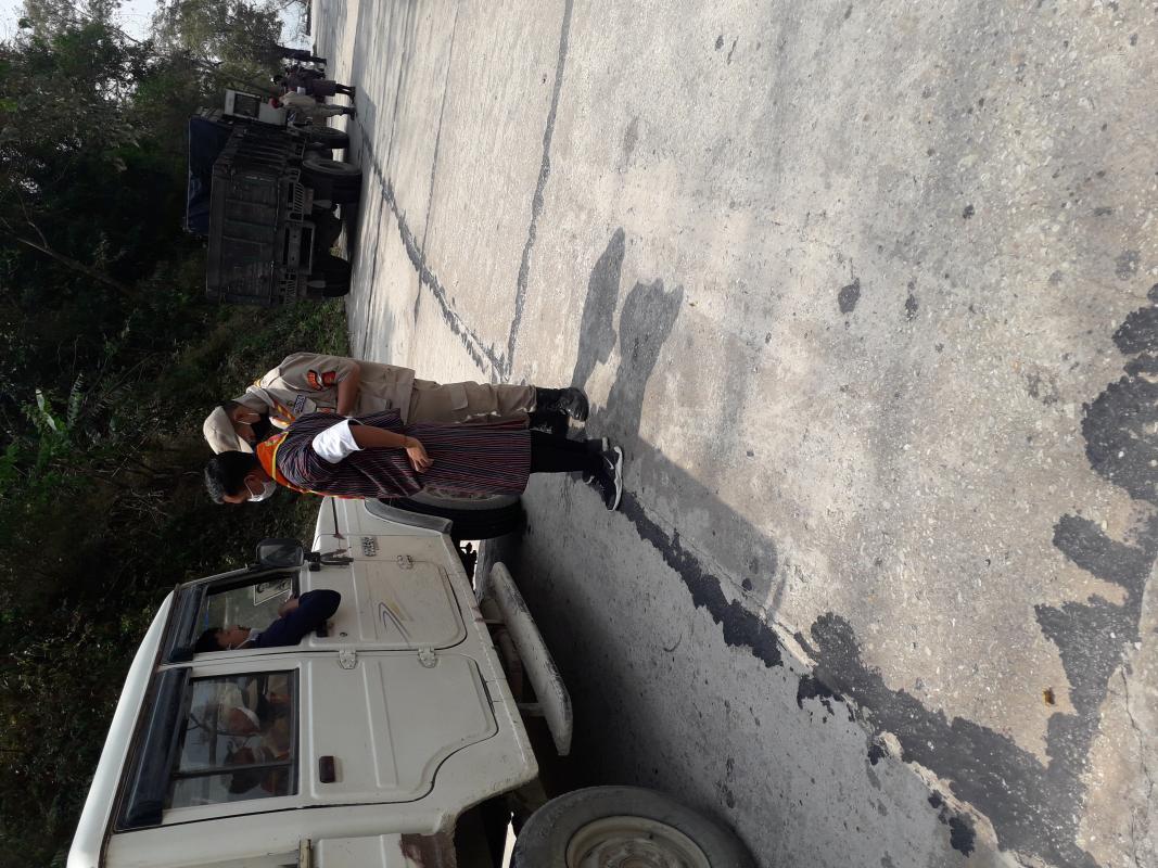 Advocacy programme about COVID-19 for the travellers.