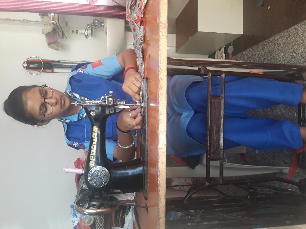 SANKALP making mask for need people 