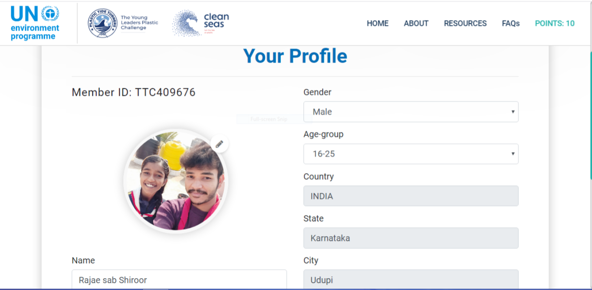 [B] Environment & Sustainability

Challenge 2 – Plastic Tide Turners Challenge.

PROJECT SANKALP 
,udupi ditrict karnataka