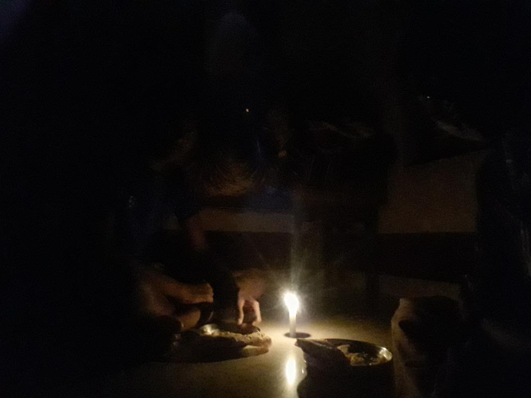Sankalp project [C] Earth Hour Challenge-4#dinner in the dark BSG Udupi Karnataka state inda 