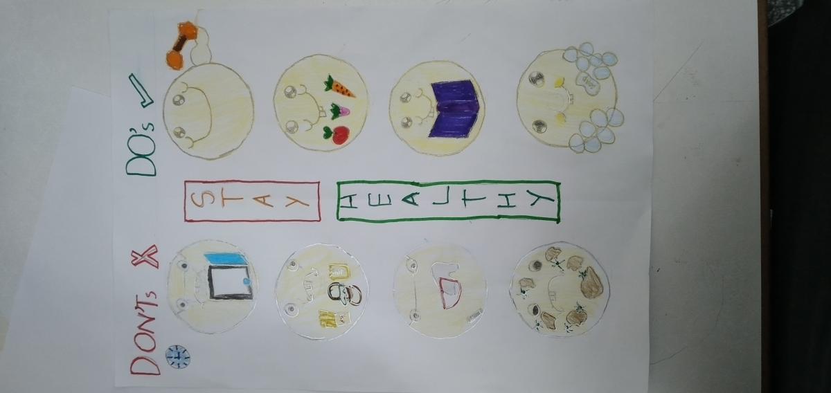 Poster for health and wellbeing 
