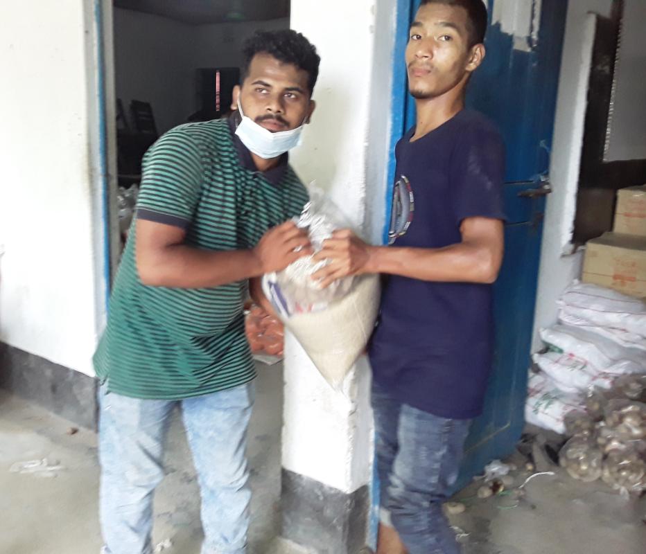 Relief For Underprivileged People. 