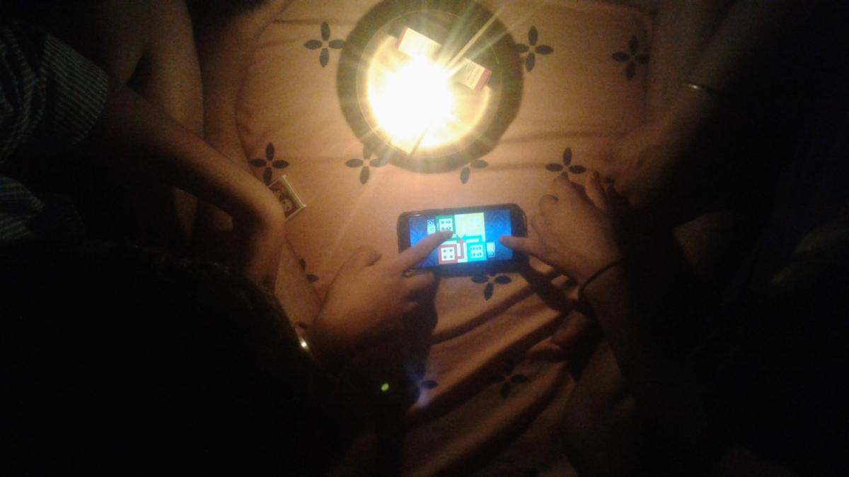 Game at night..