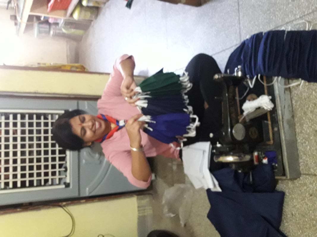 mask making by unit leader suman charan