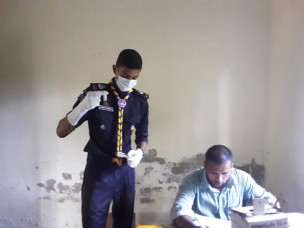 Ensuring Child Health Safety in Bangladesh. Rover Volunteers Helping In Dipthrtia Vaccine Campaign 