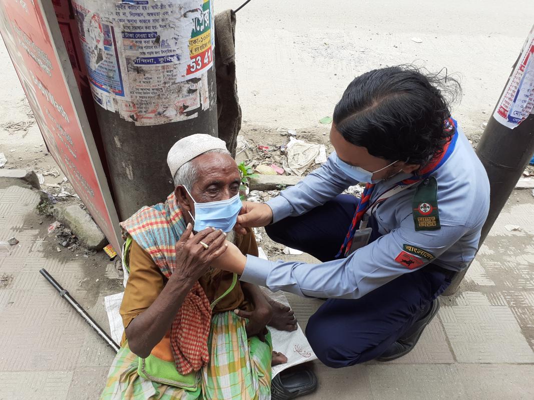 মাস্ক বিতরণ কর্মসূচি ২০২০