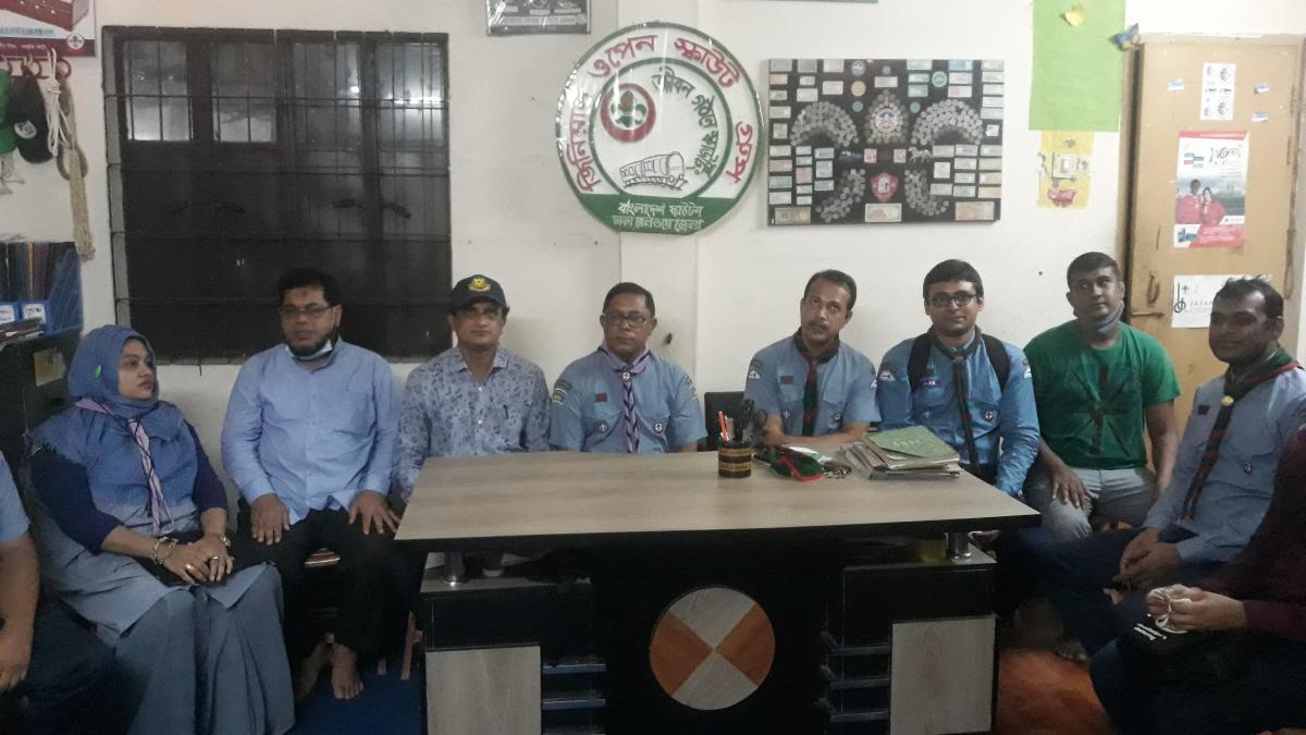 আঞ্চলিক কমিশনার ও আঞ্চলিক যুগ্ম সম্পাদক কতৃক দল পরিদর্শন 