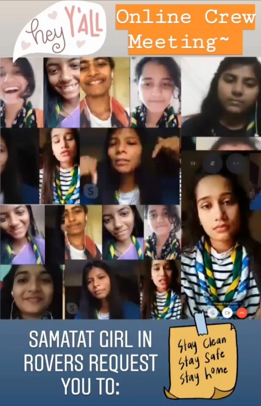 Online Crew Meeting (Samatat Open Scout Group,  