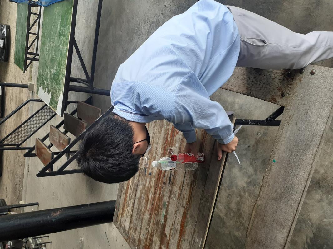 เก็บขยะ