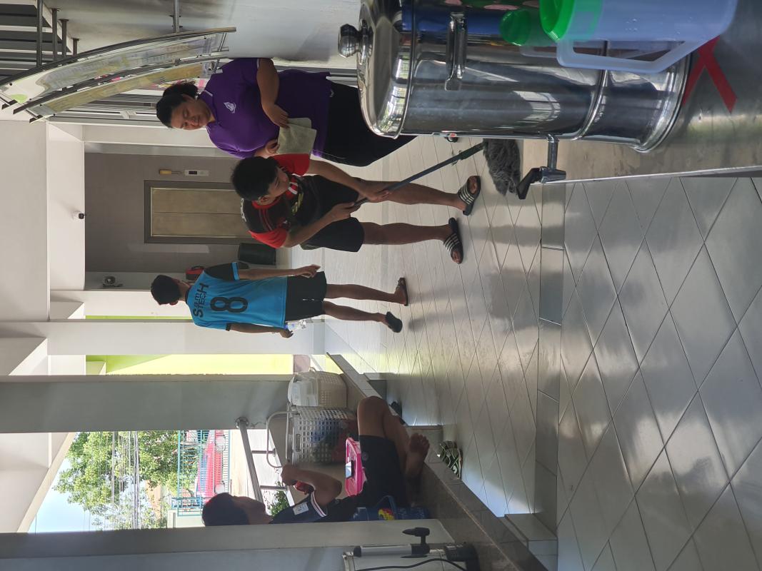 ทำจิตอาสาทำความสะอาด