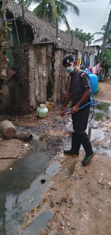 Covid 19 BSGWarrior Sanitizer Spraying Service nearly 1000 Houses Nearly 100 days in Chidambaram, Cuddalore District, Tamilnadu.