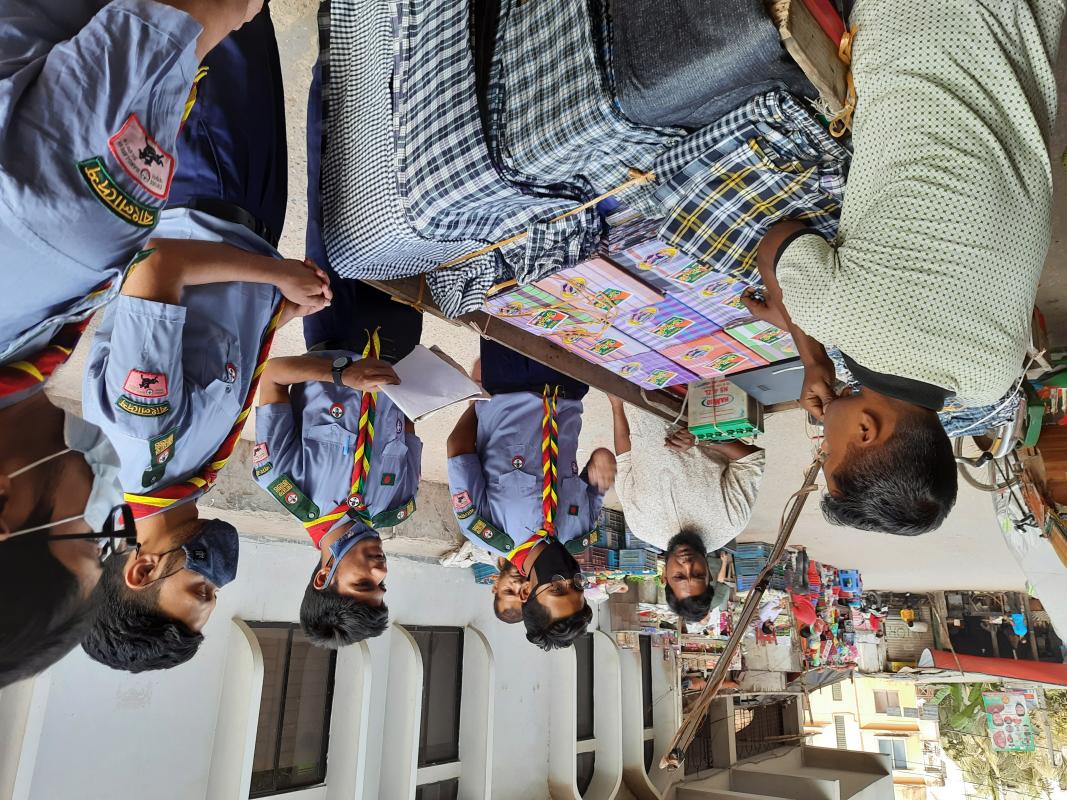 প্লাস্টিক টাইড টানার্র চ্যালেঞ্জ ব্যাজ এর চ্যাম্পিয়ন পর্যায় কার্যক্রম 