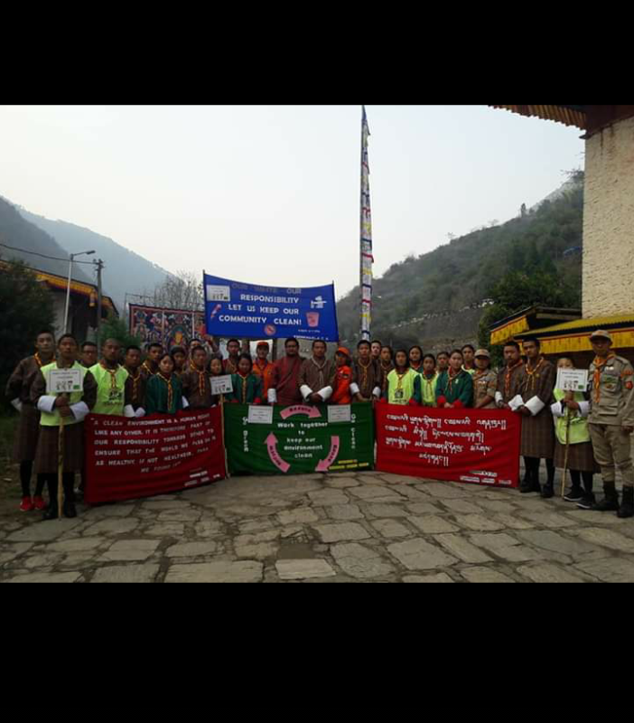 Creating awarness on waste management