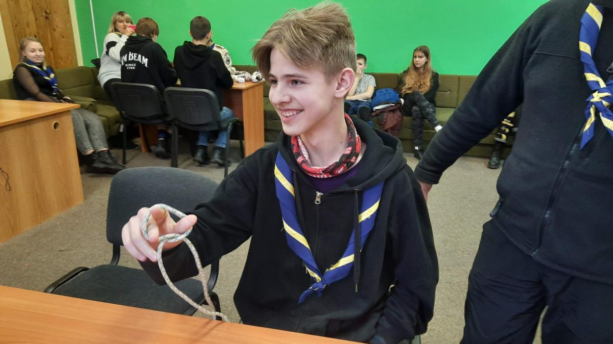 Турнир по узлам у "Скаутов Днепра"