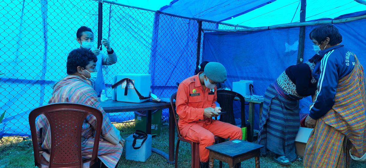 Volunteering for the first dose COVID 19 vaccination duty