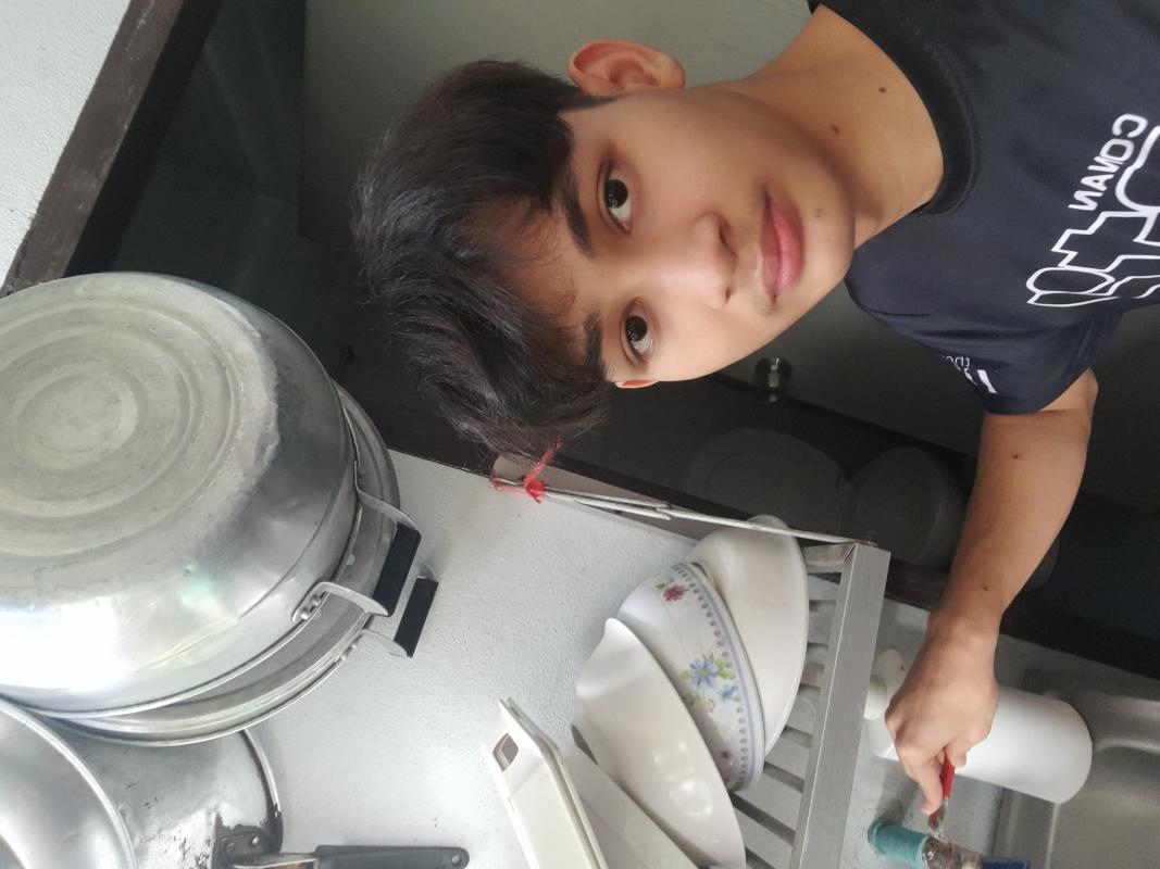 เมื่อล้างมือเรียบร้อยแล้ว