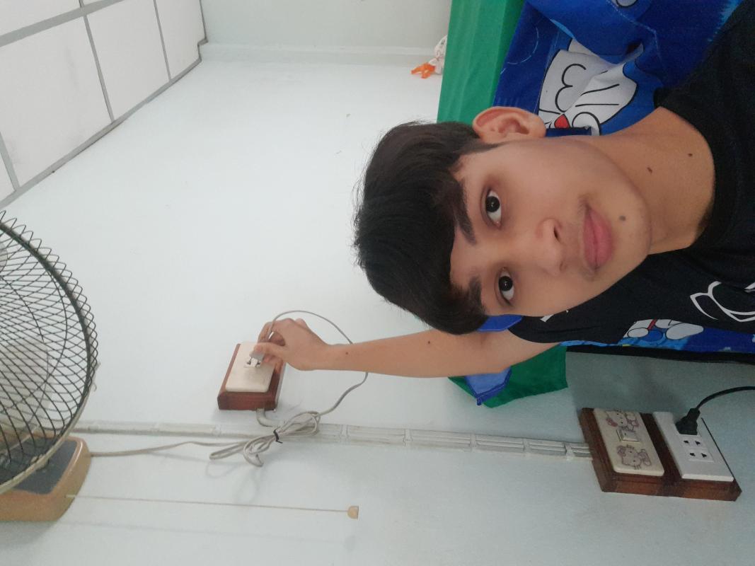 ถอดปลั๊กพัดลม