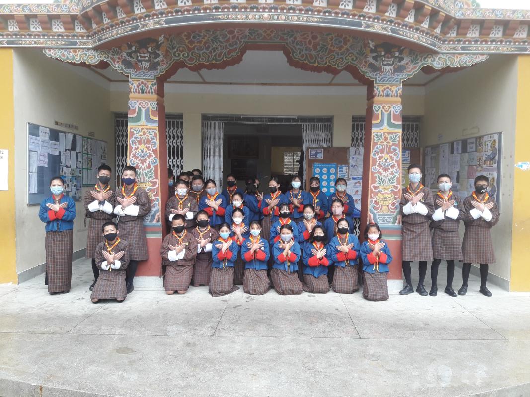 Zilnoen Namgyeling scouts on action