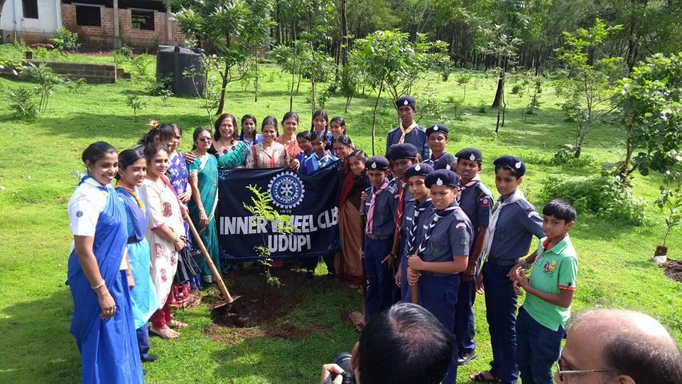 Environmental day( vanamahotsava)  plantation service 2017