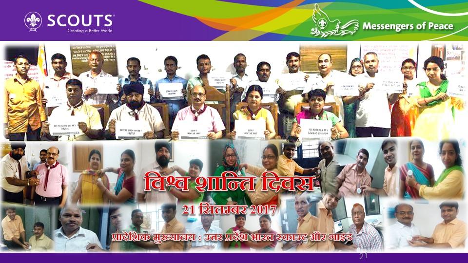 World Peace Day Celebration  at UPBSG SHQ 