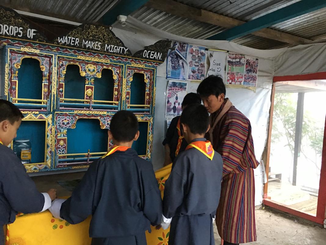 Bhutanese Altar for Remote School
