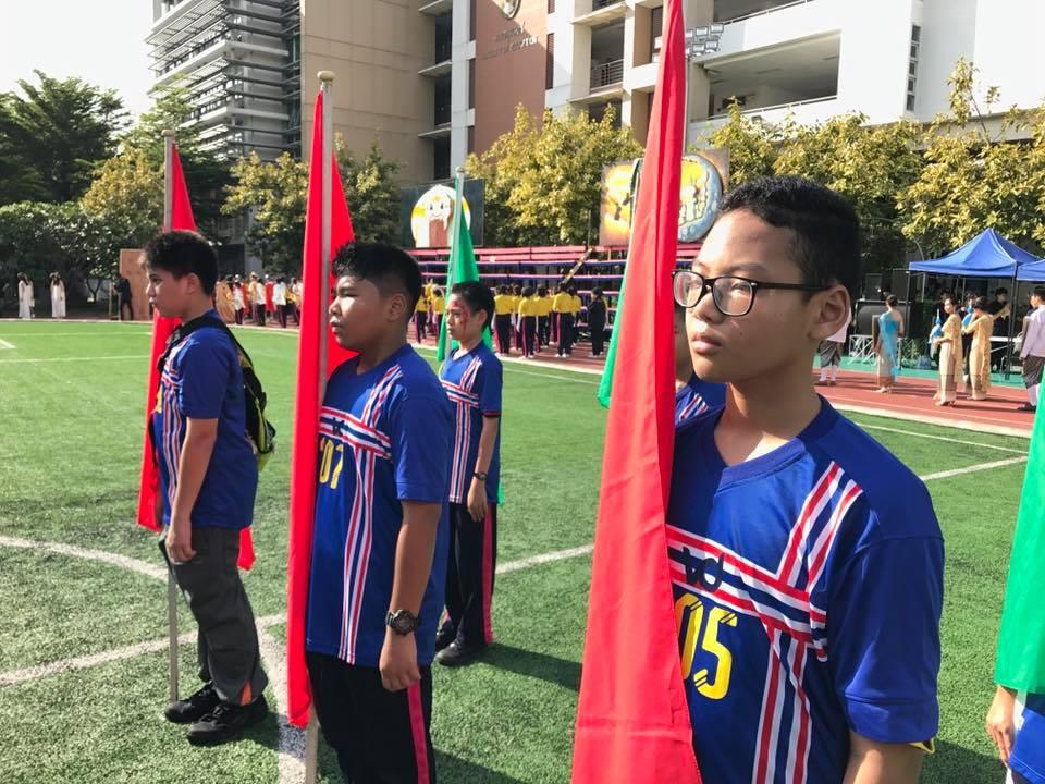 รณรงค์การรักษาสุขภาพ งานกีฬาสีโรงเรียนสาธิตมหาวิทายลัยราชภัฏสวนสุนันทา