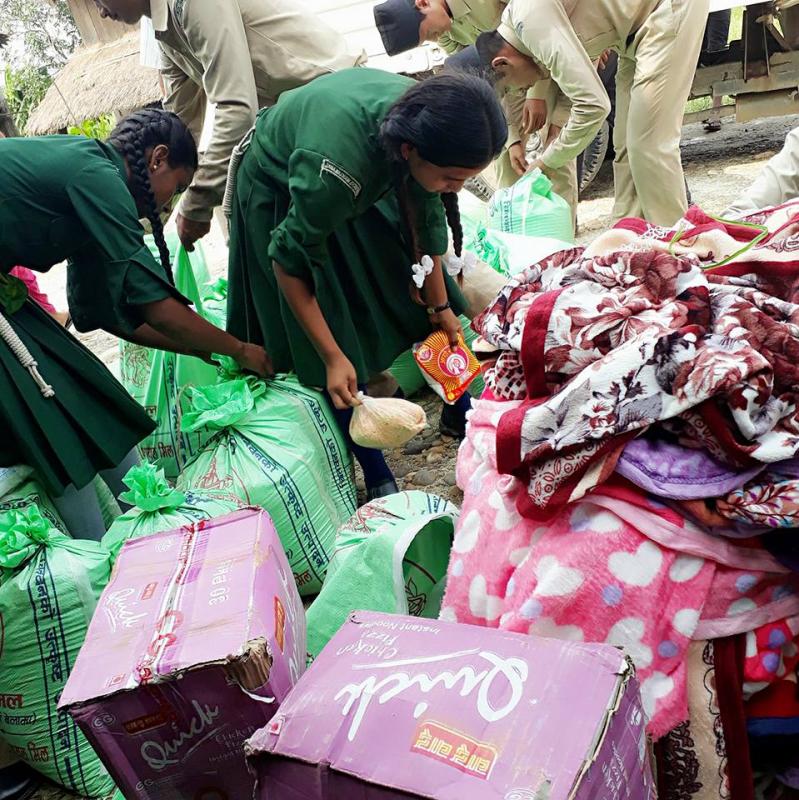 Relief Distribution Program For Flood Victim