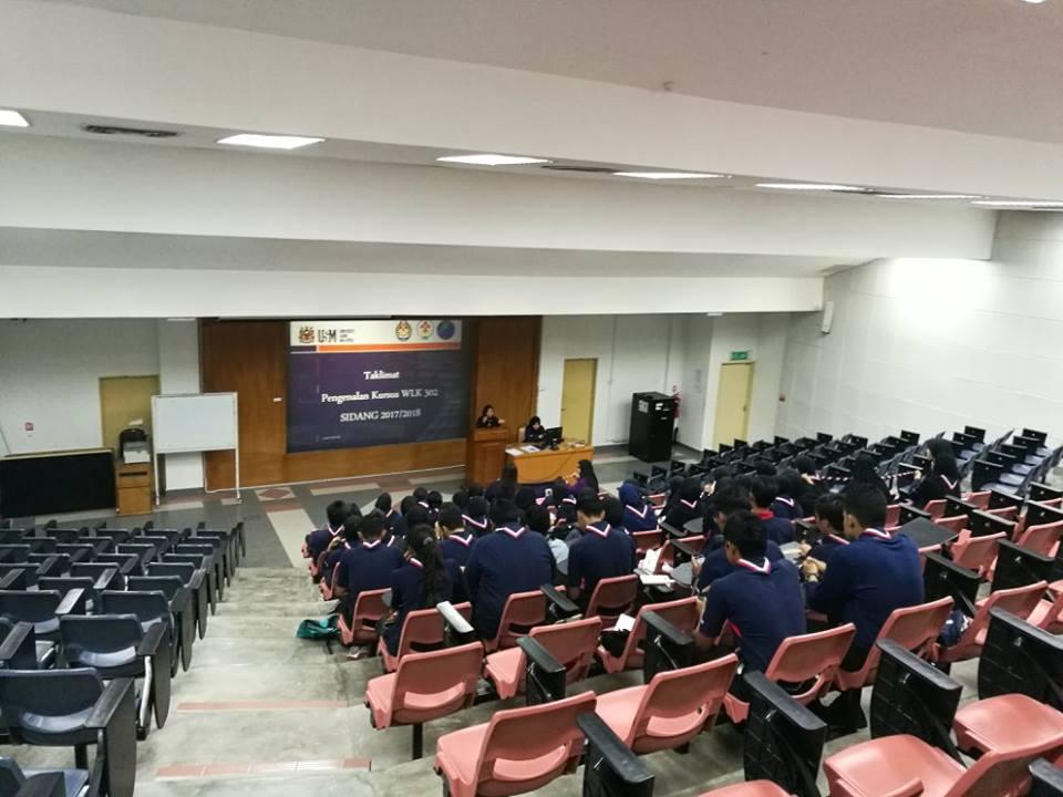 Taklimat Pengenalan kursus WLK 302 2017/2018