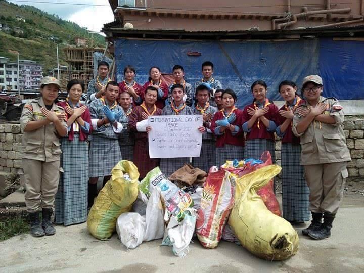 peace start from ones action
