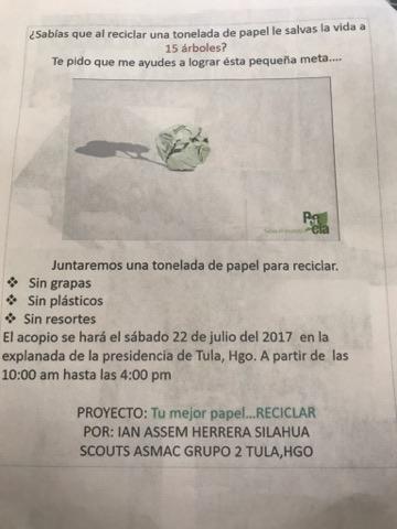 Tu mejor papel...RECICLAR