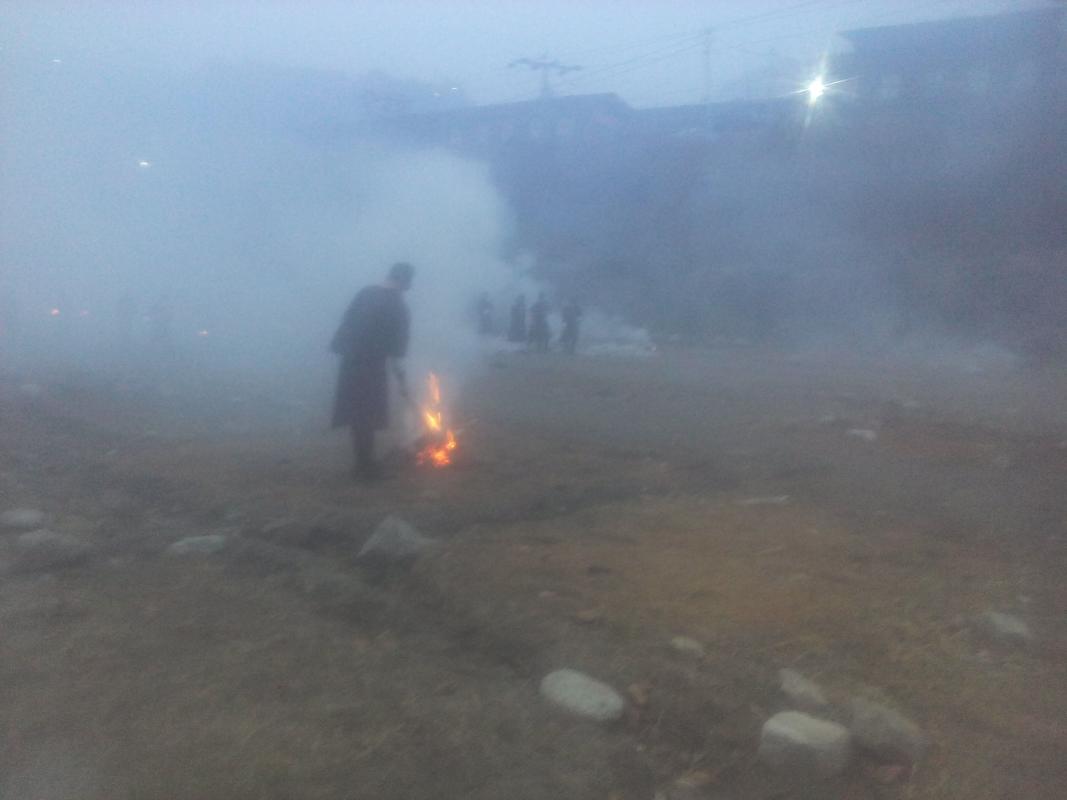 Cleaning Campaign at Trashi Yangtse Dzongkhag ground