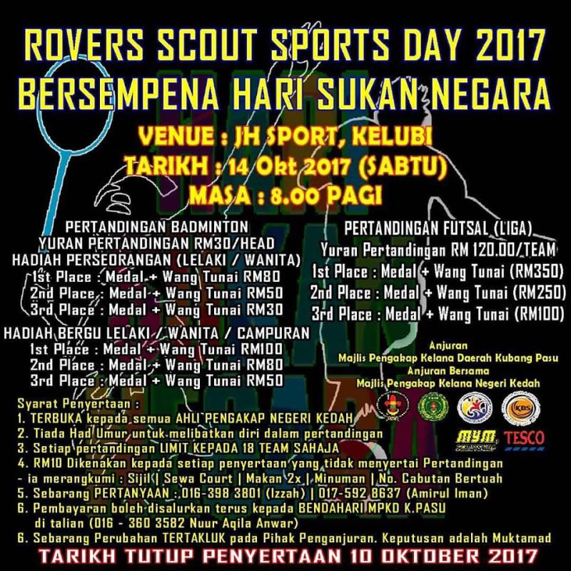 Rovers Scout Sports Day (SSD) 2017