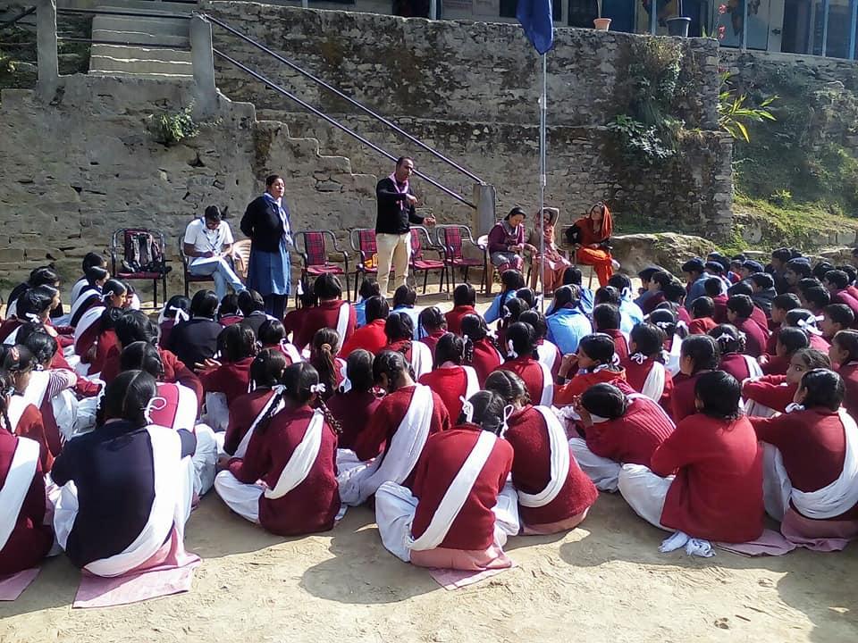 flag day celebration by Himalayan Rovers Open Crew  